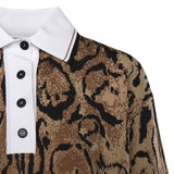 Polo Cloud Leopard 6K1162 3S26178490 STELLA McCARTNEY 