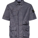 Camicia camouflage con logo L1S151100024 S00E9V002D STONE ISLAND 