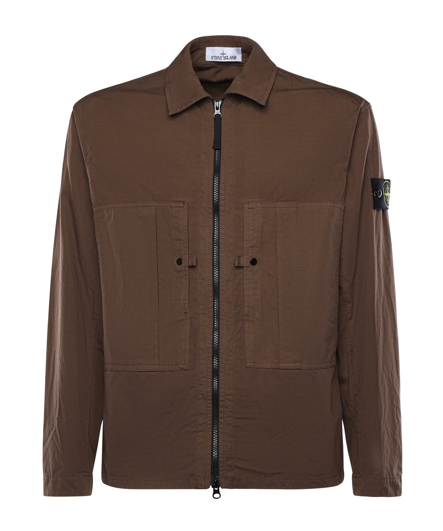Overshirt in cotone con logo L1S151200005 S0298V007C STONE ISLAND 
