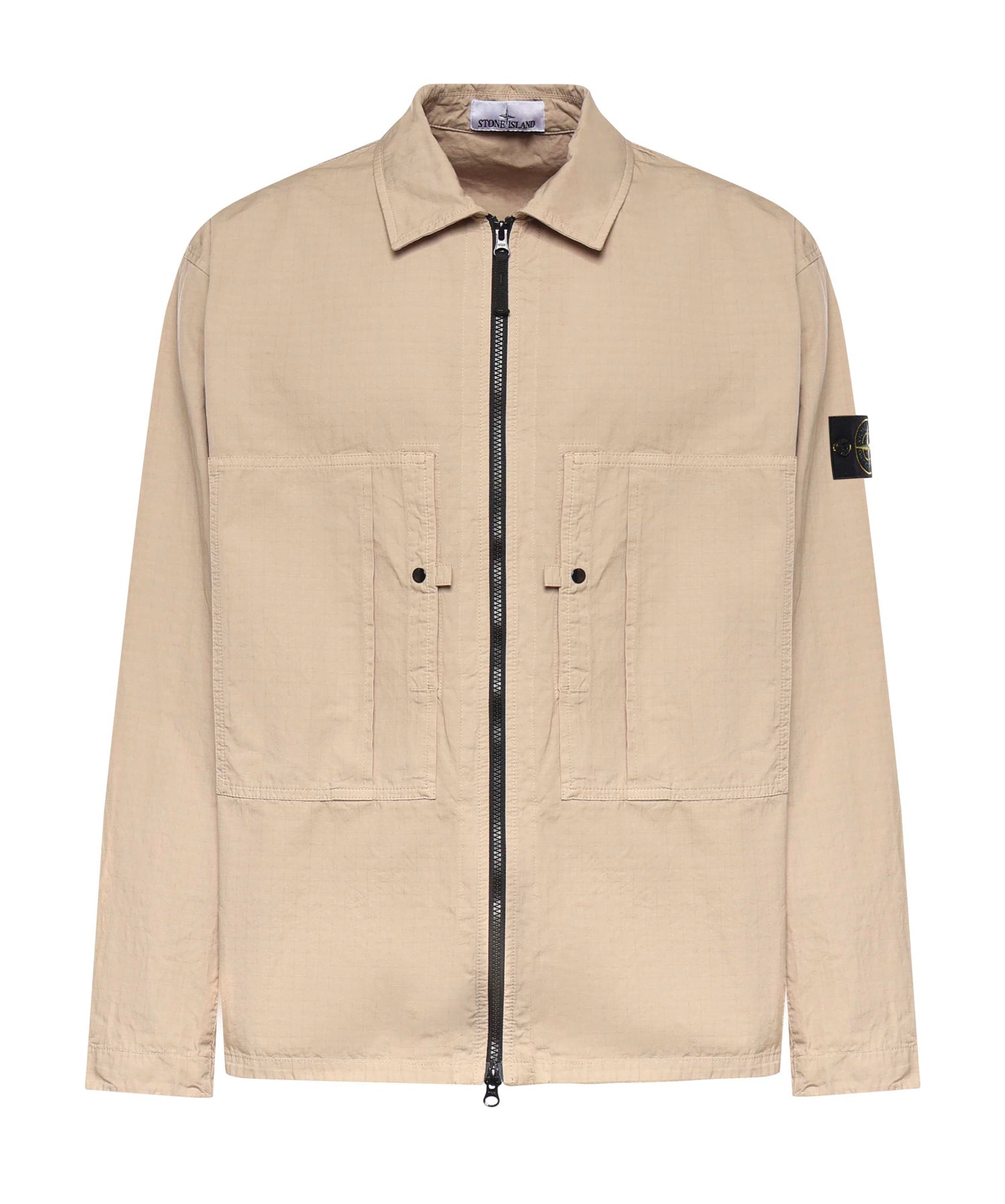 Overshirt in cotone con logo L1S151200005 S0298V009A STONE ISLAND 