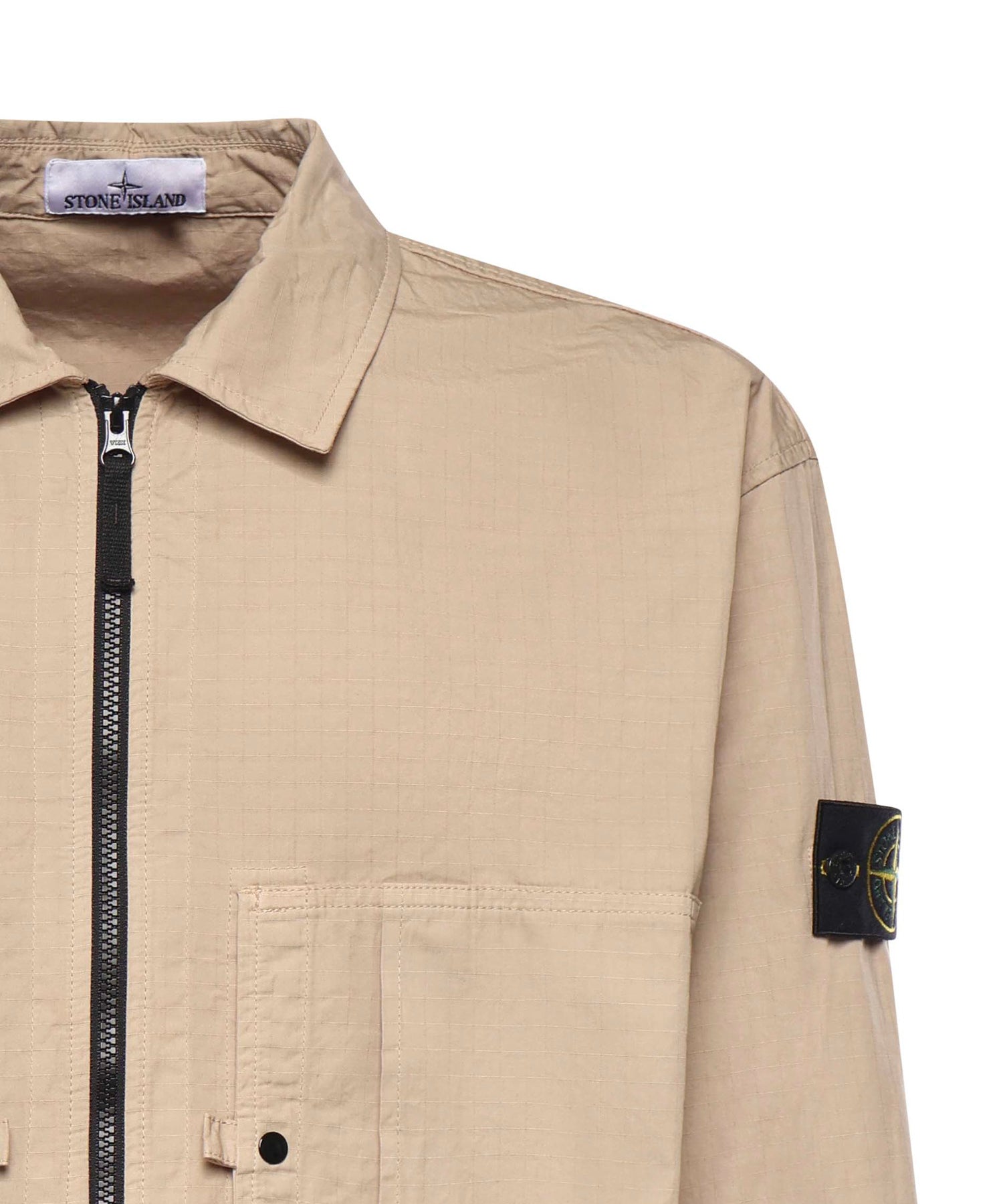 Overshirt in cotone con logo L1S151200005 S0298V009A STONE ISLAND 