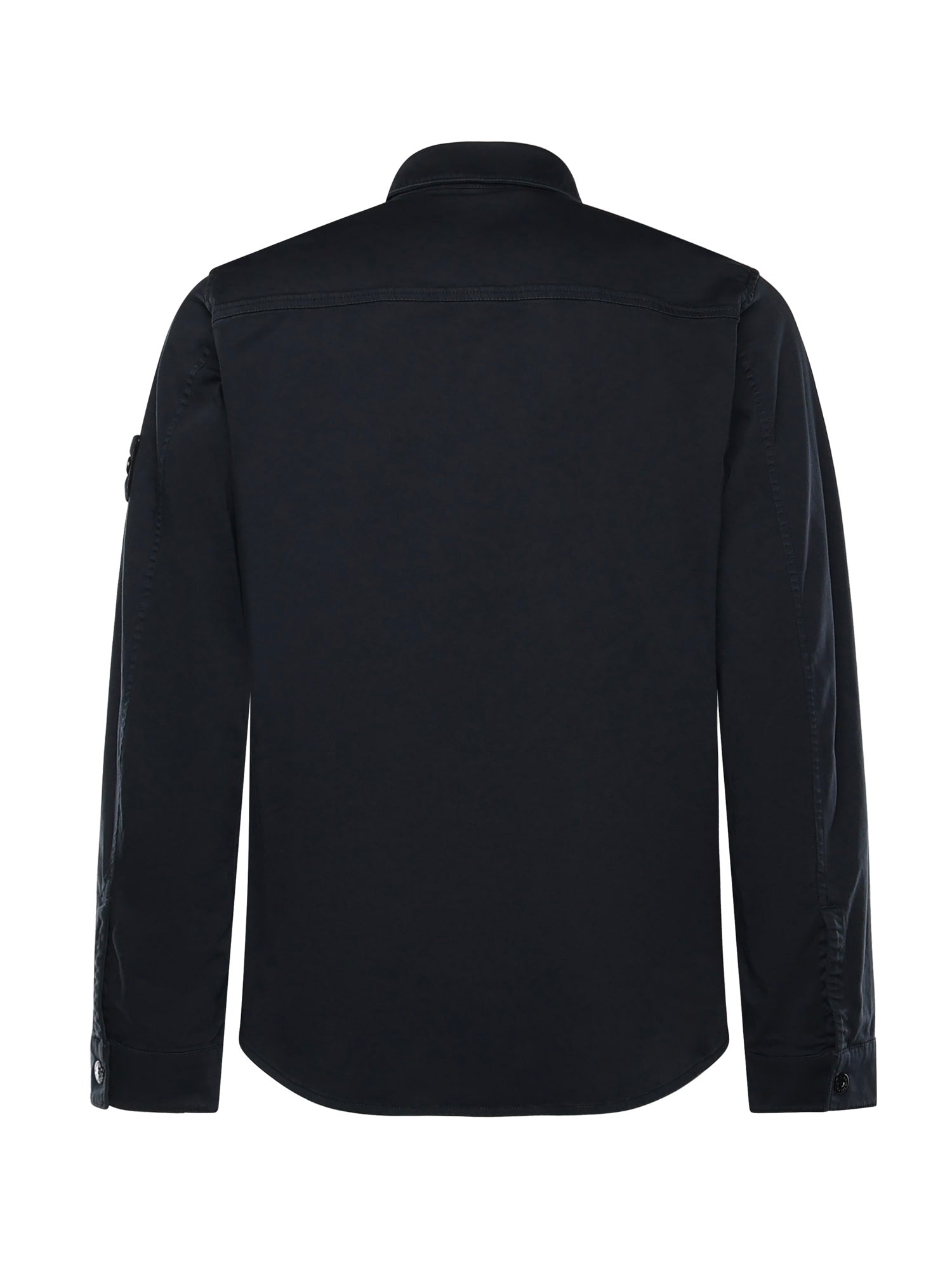 Overshirt in raso di cotone con logo L1S151200015 S0012V0020 STONE ISLAND 