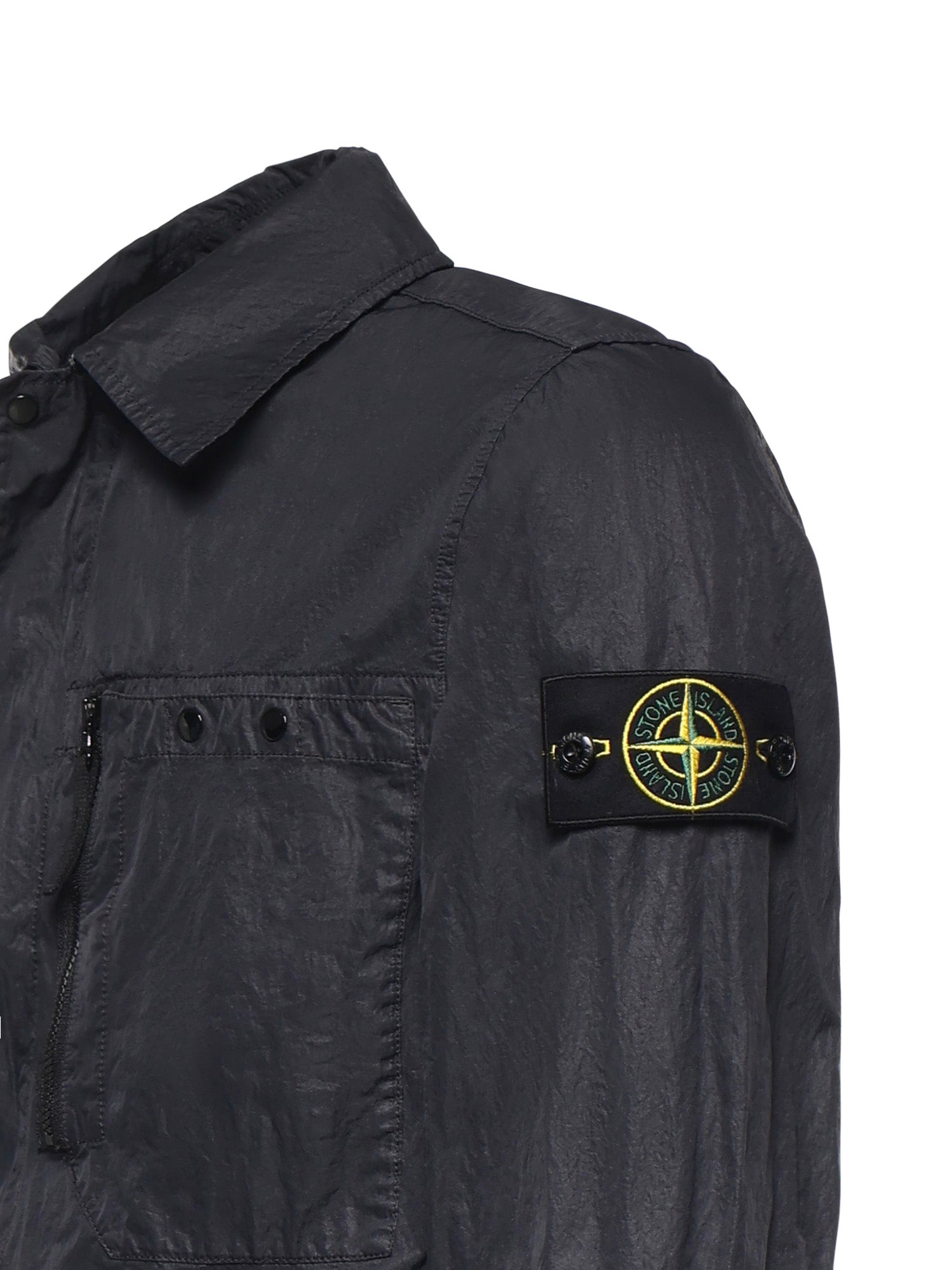 Overshirt in nylon con logo L1S151200020 S0351V0020 STONE ISLAND 
