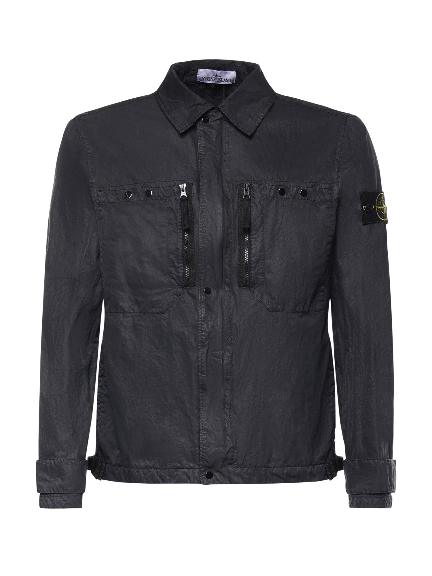Overshirt in nylon con logo L1S151200020 S0351V0020 STONE ISLAND 