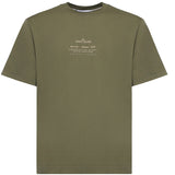 T-shirt con stampa 'Stone' L1S152100001 S0285V005G STONE ISLAND 