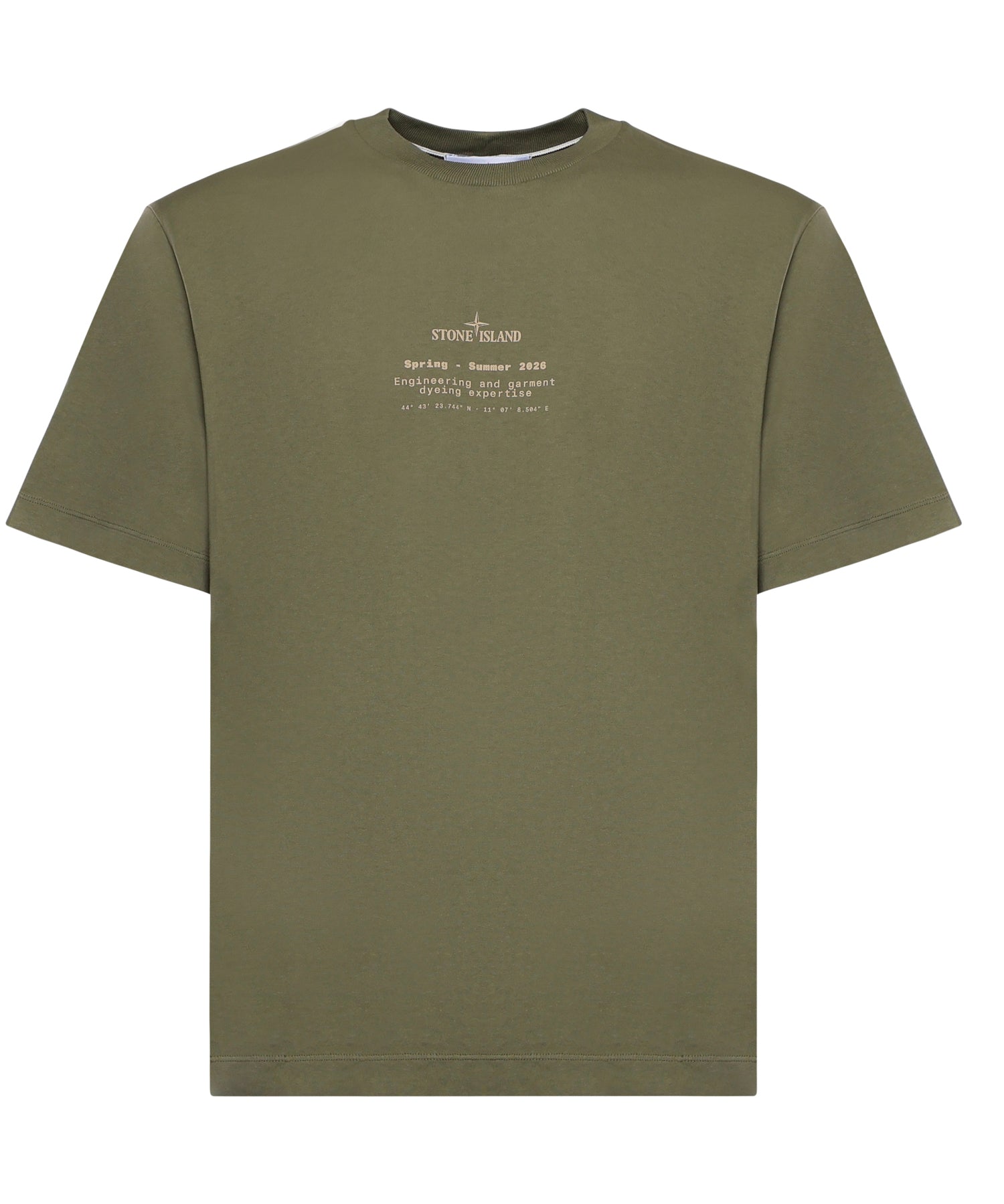 T-shirt con stampa 'Stone' L1S152100001 S0285V005G STONE ISLAND 