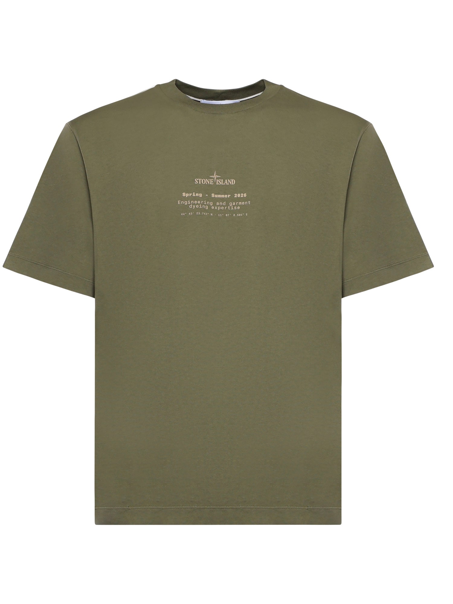 T-shirt con stampa 'Stone' L1S152100001 S0285V005G STONE ISLAND 