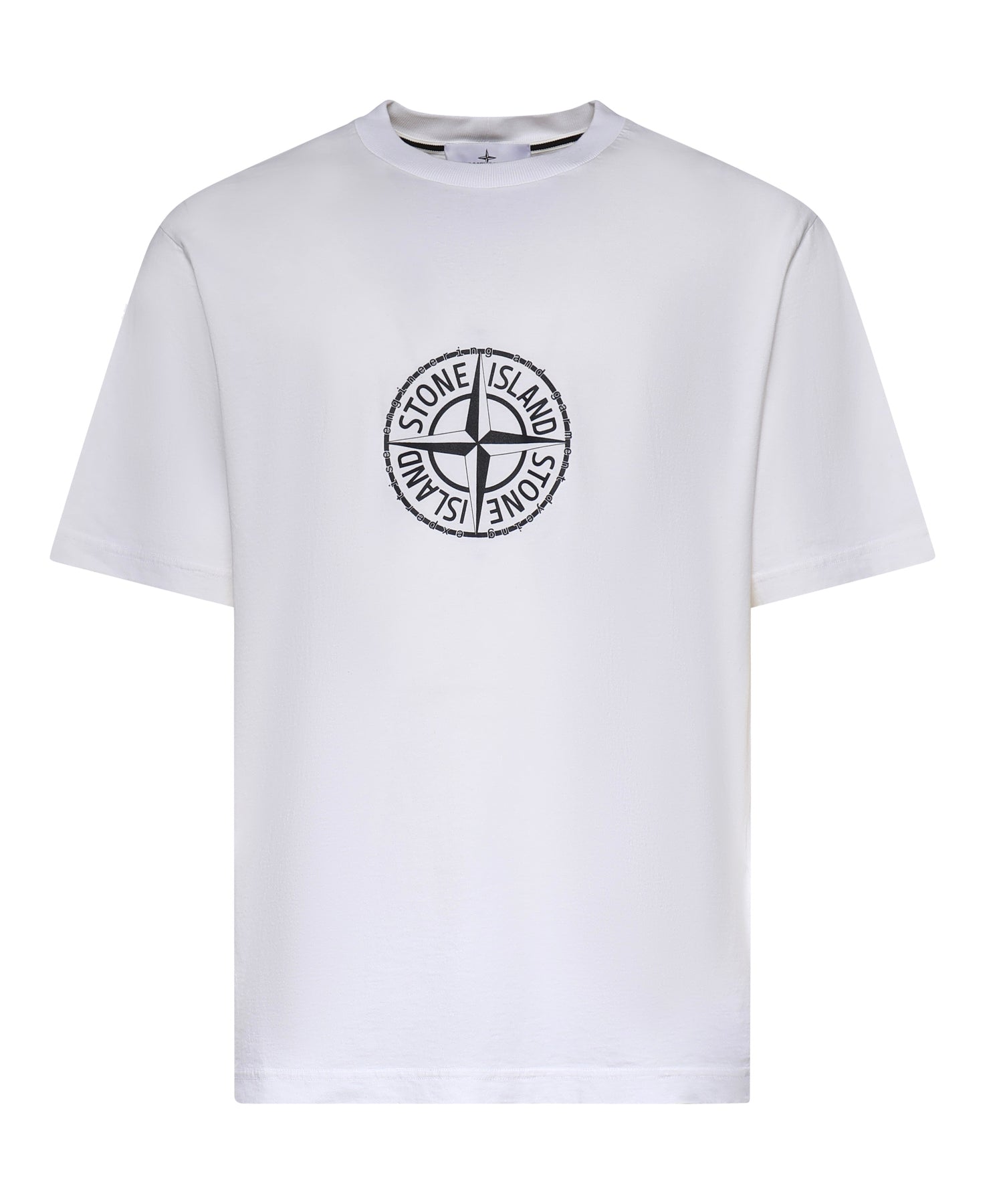 T-shirt con stampa 'All Around Compass' L1S152100001 S0362V0001 STONE ISLAND 