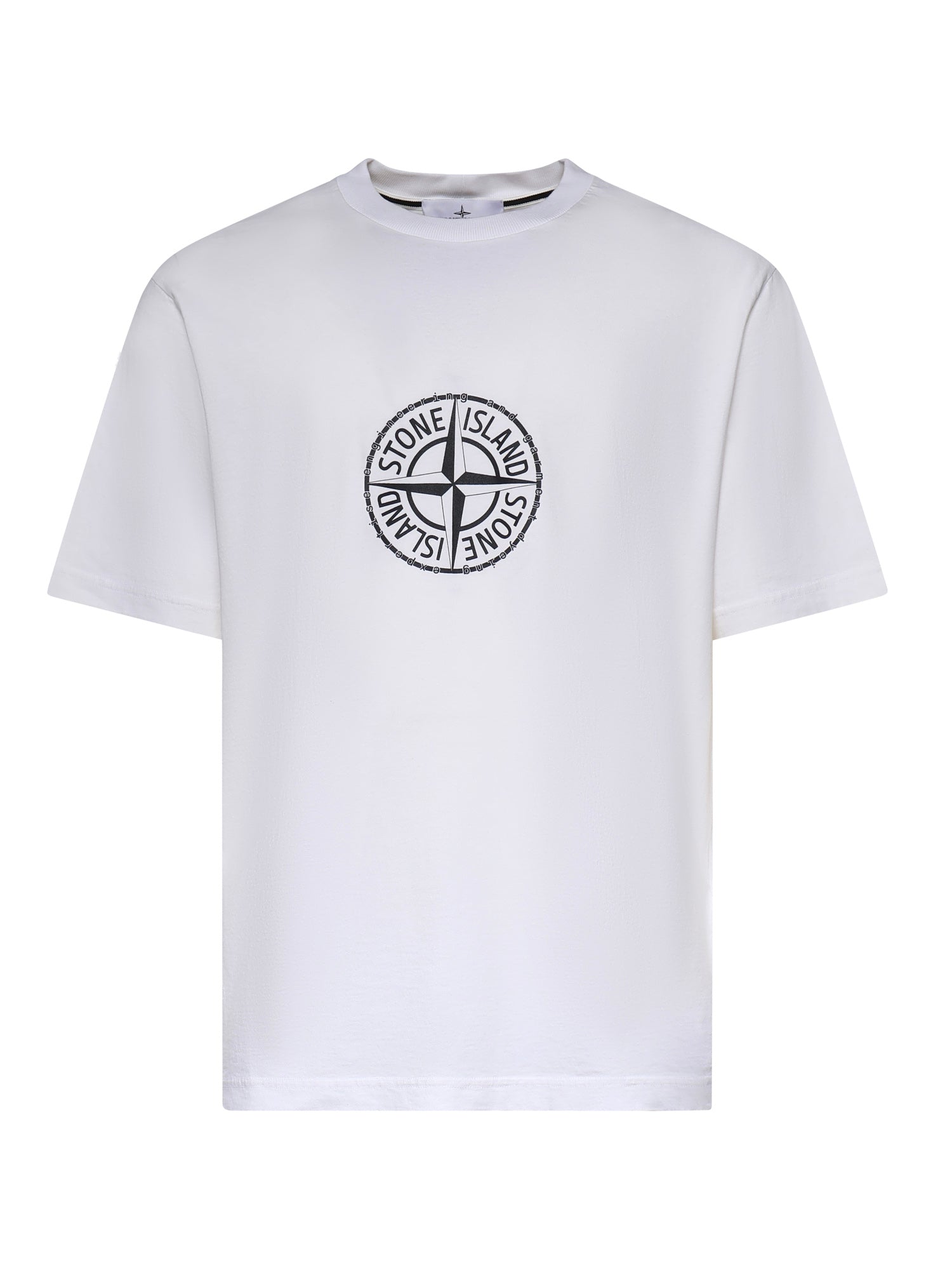 T-shirt con stampa 'All Around Compass' L1S152100001 S0362V0001 STONE ISLAND 