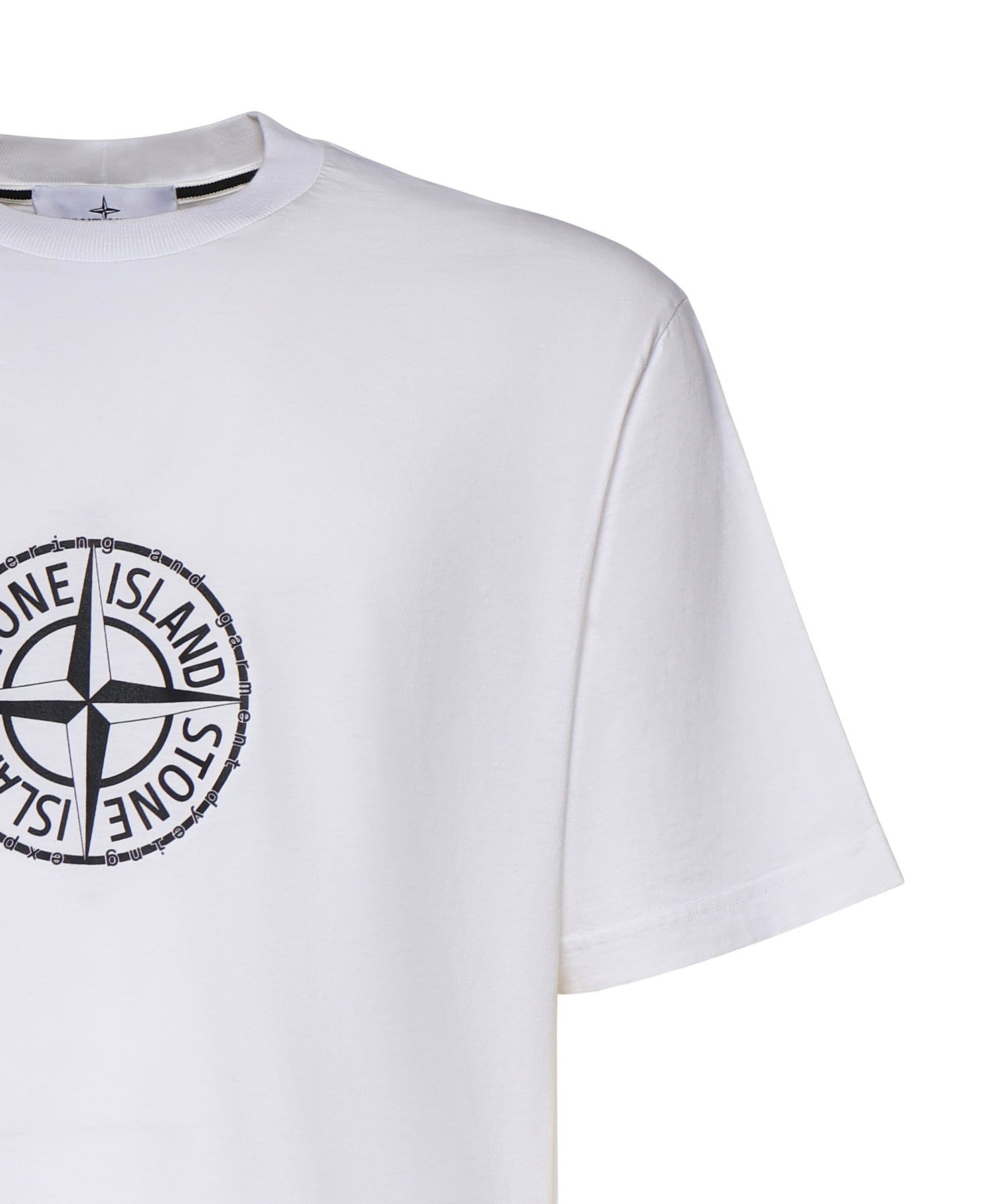 T-shirt con stampa 'All Around Compass' L1S152100001 S0362V0001 STONE ISLAND 