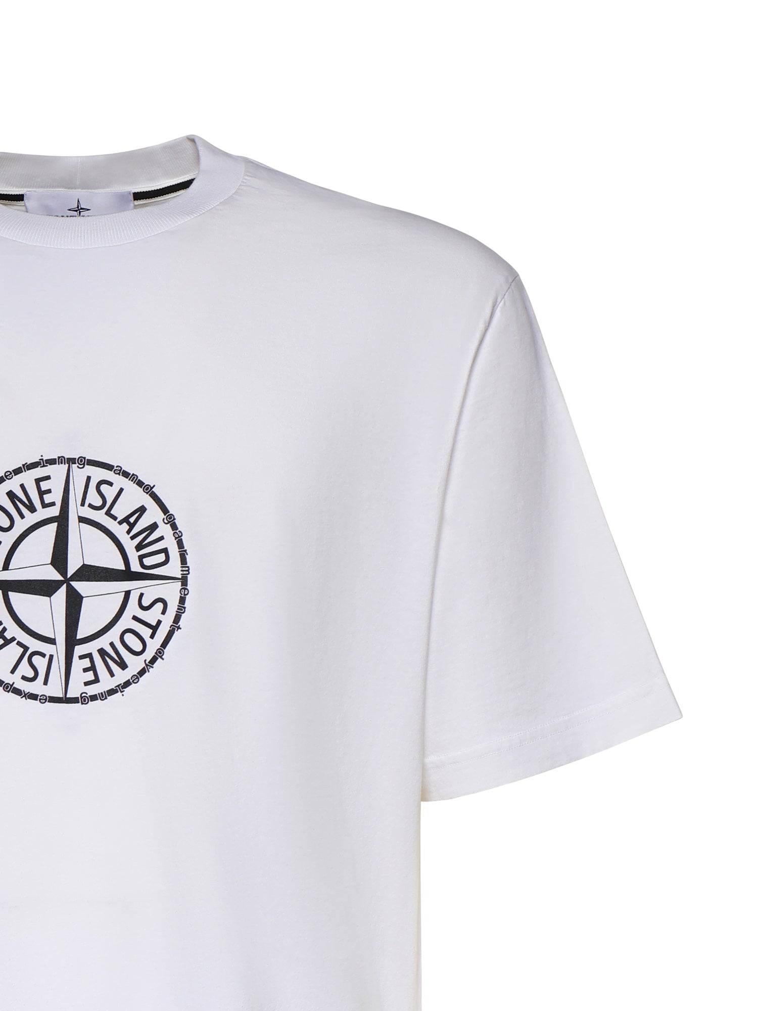 T-shirt con stampa 'All Around Compass' L1S152100001 S0362V0001 STONE ISLAND 