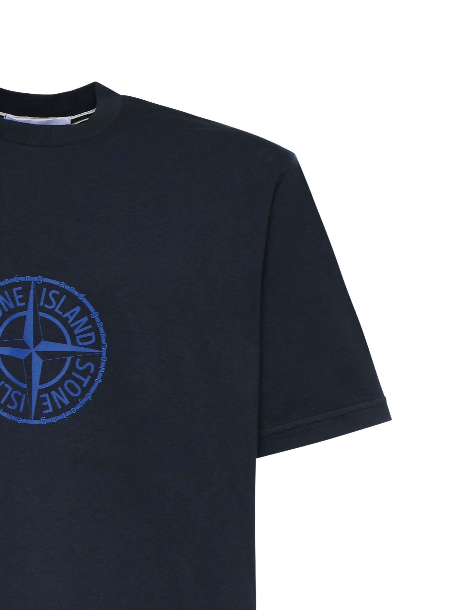 T-shirt con stampa 'All Around Compass' L1S152100001 S0362V0020 STONE ISLAND 
