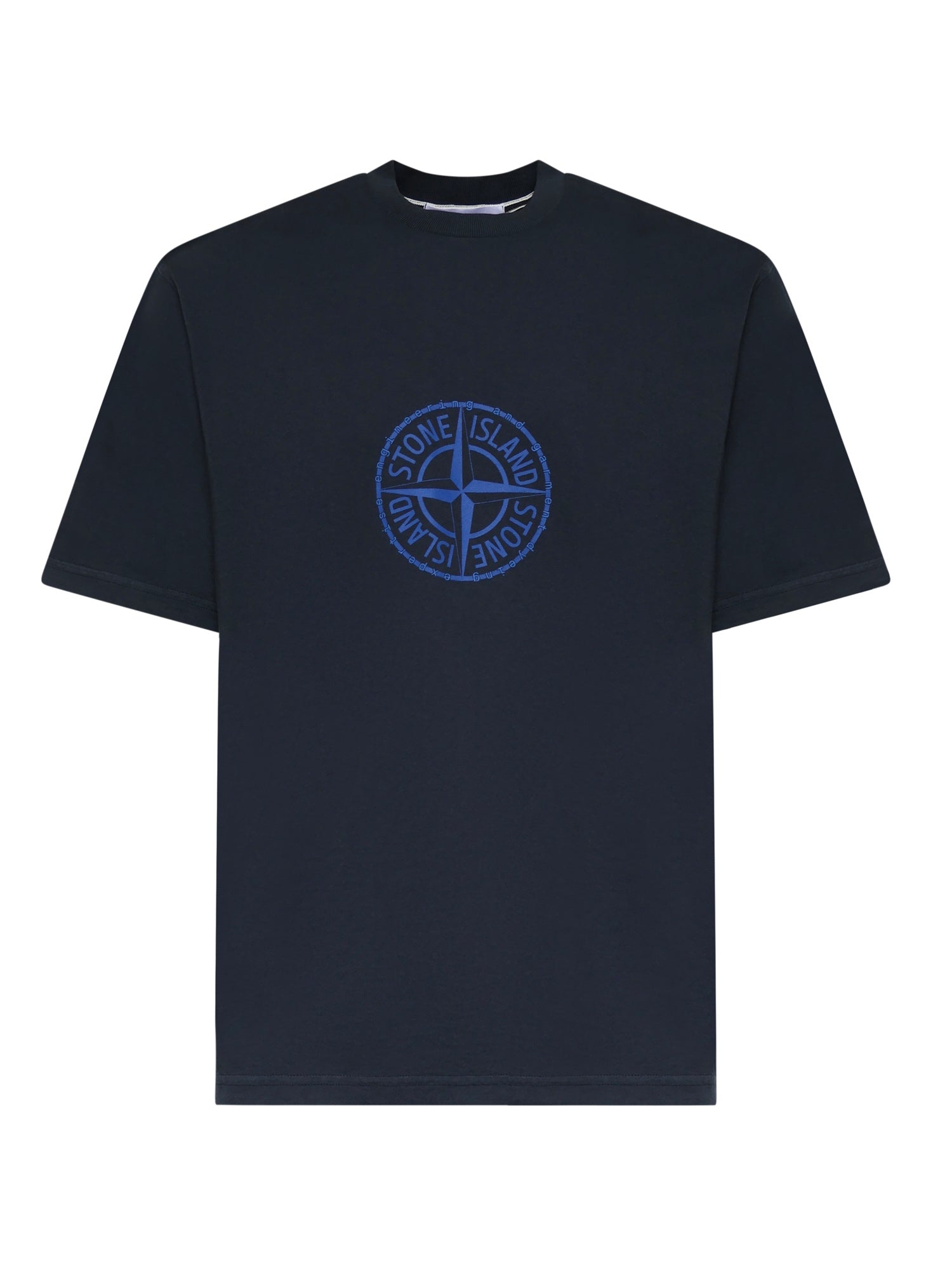 T-shirt con stampa 'All Around Compass' L1S152100001 S0362V0020 STONE ISLAND 