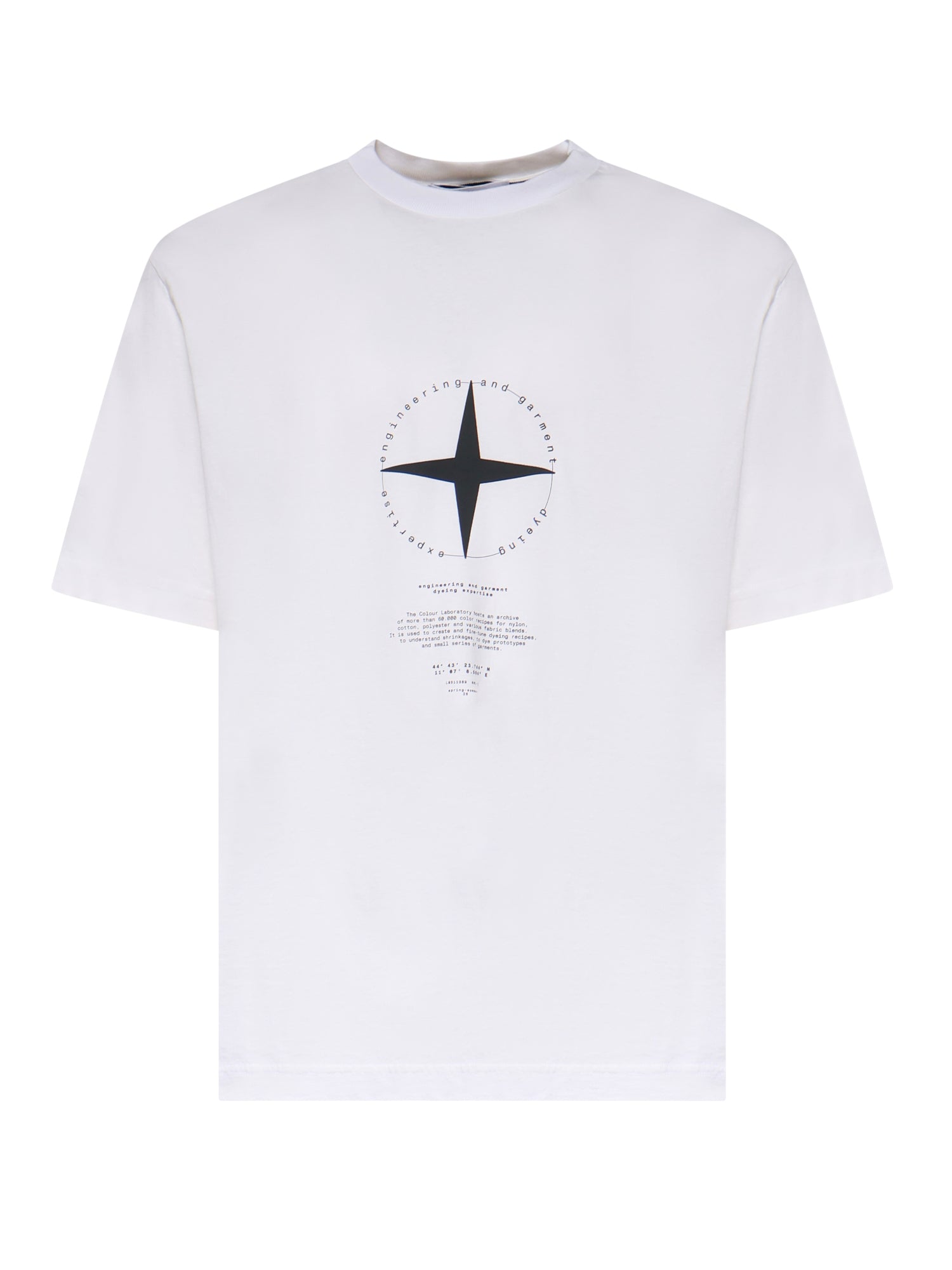 T-shirt con stampa 'Light Compass' L1S152100001 S0363V0001 STONE ISLAND 