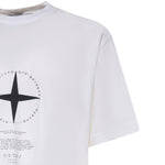 T-shirt con stampa 'Light Compass' L1S152100001 S0363V0001 STONE ISLAND 