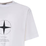 T-shirt con stampa 'Light Compass' L1S152100001 S0363V0001 STONE ISLAND 