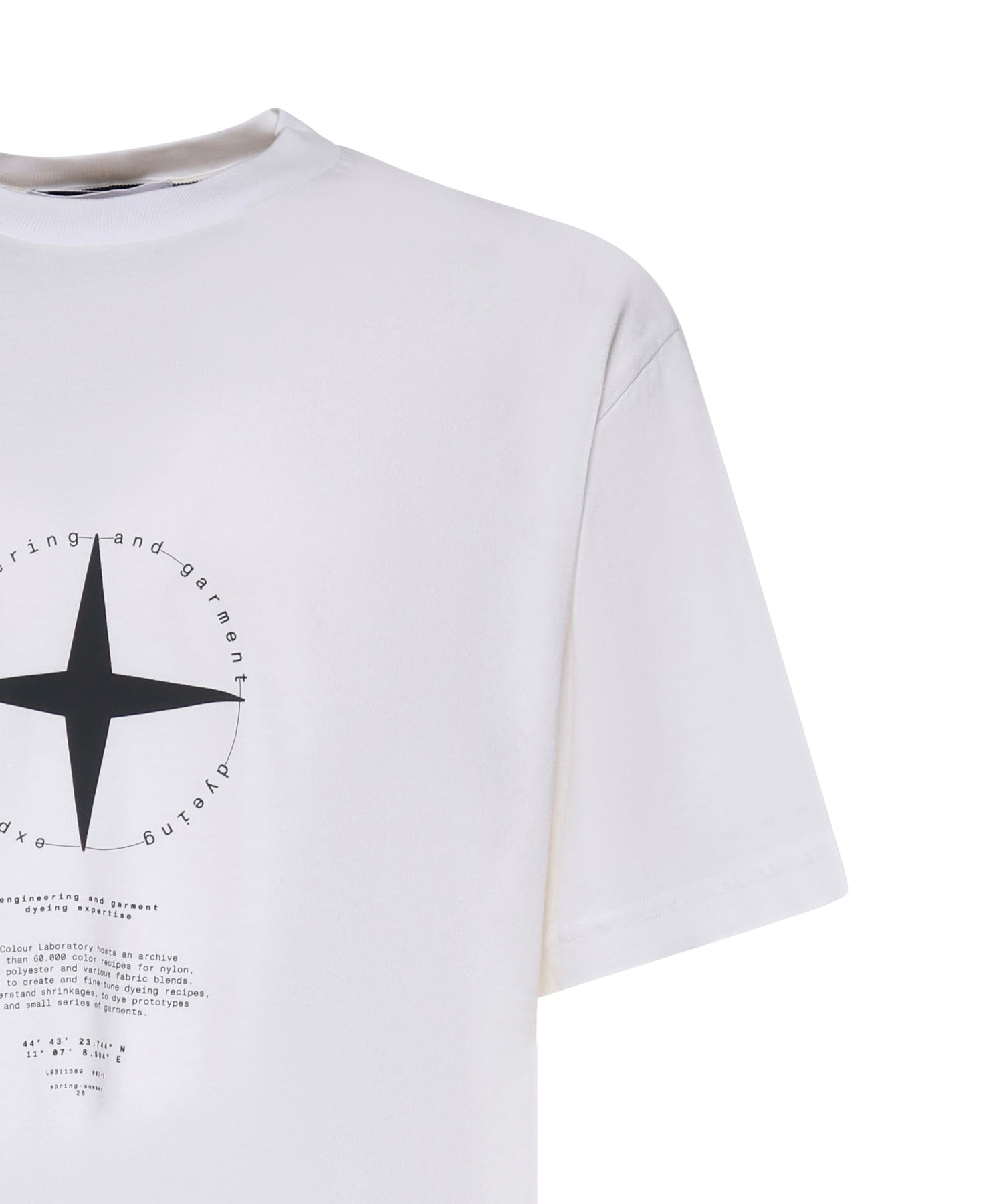 T-shirt con stampa 'Light Compass' L1S152100001 S0363V0001 STONE ISLAND 