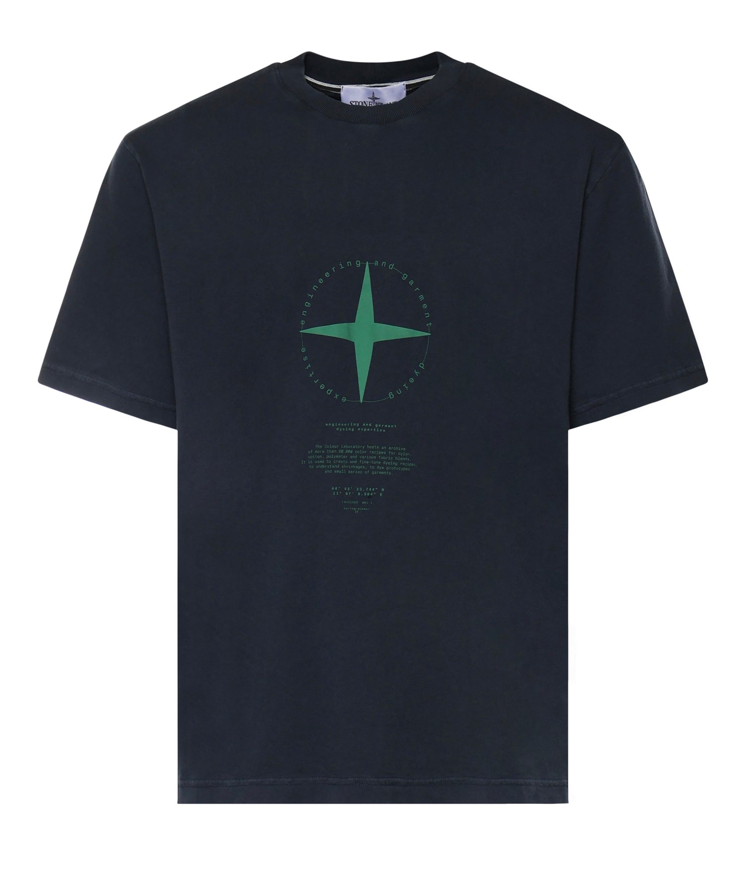 T-shirt con stampa 'Light Compass' L1S152100001 S0363V0020 STONE ISLAND 