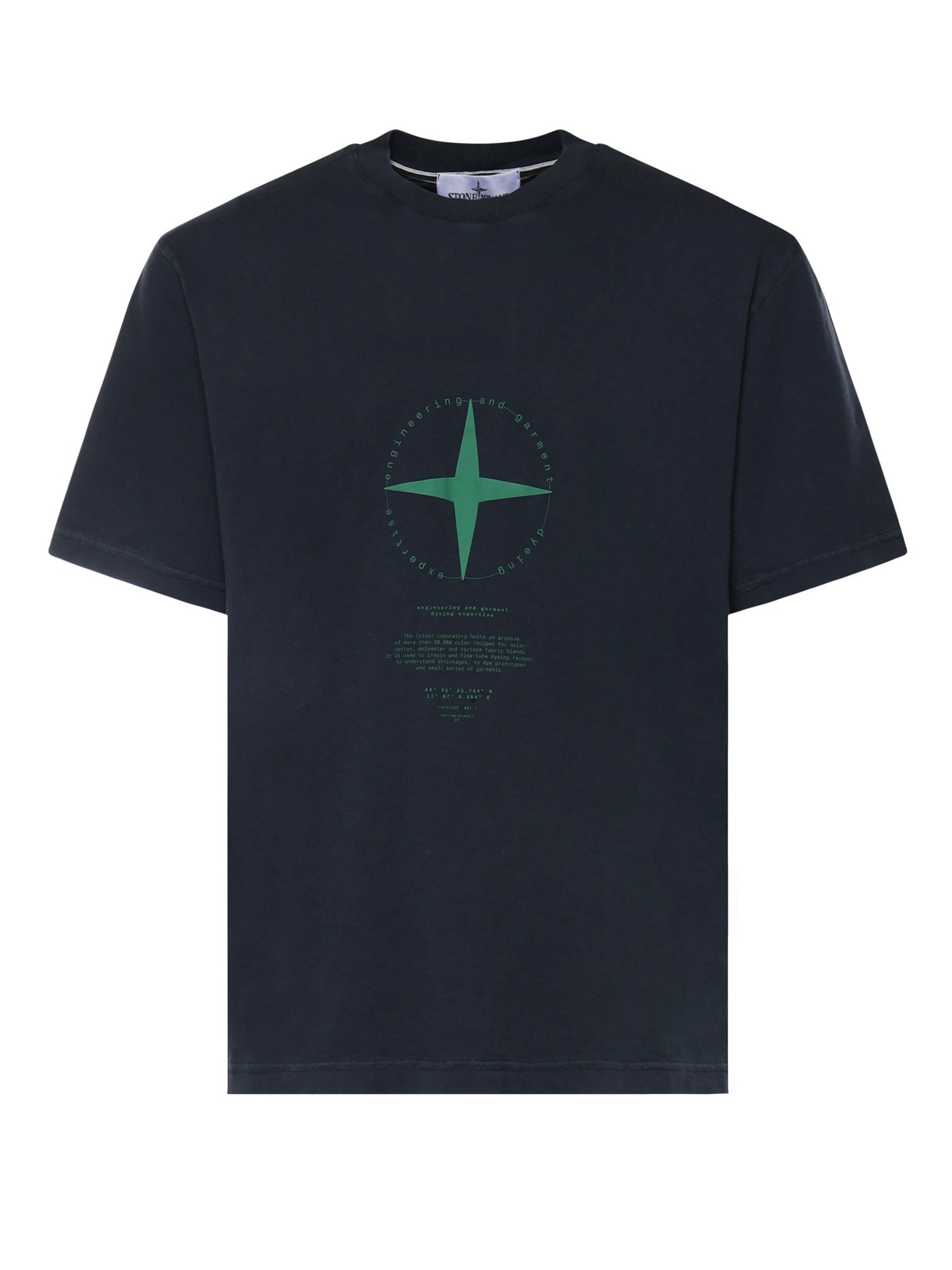 T-shirt con stampa 'Light Compass' L1S152100001 S0363V0020 STONE ISLAND 