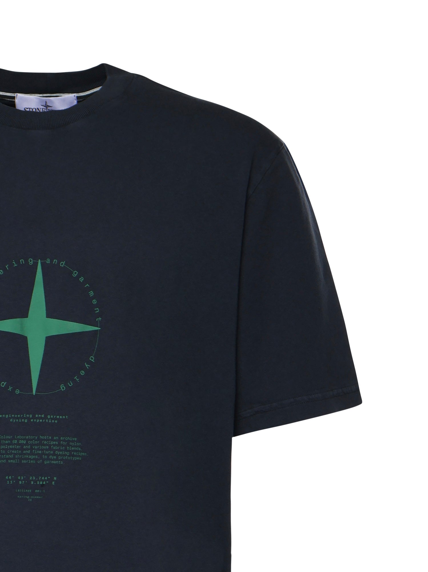 T-shirt con stampa 'Light Compass' L1S152100001 S0363V0020 STONE ISLAND 