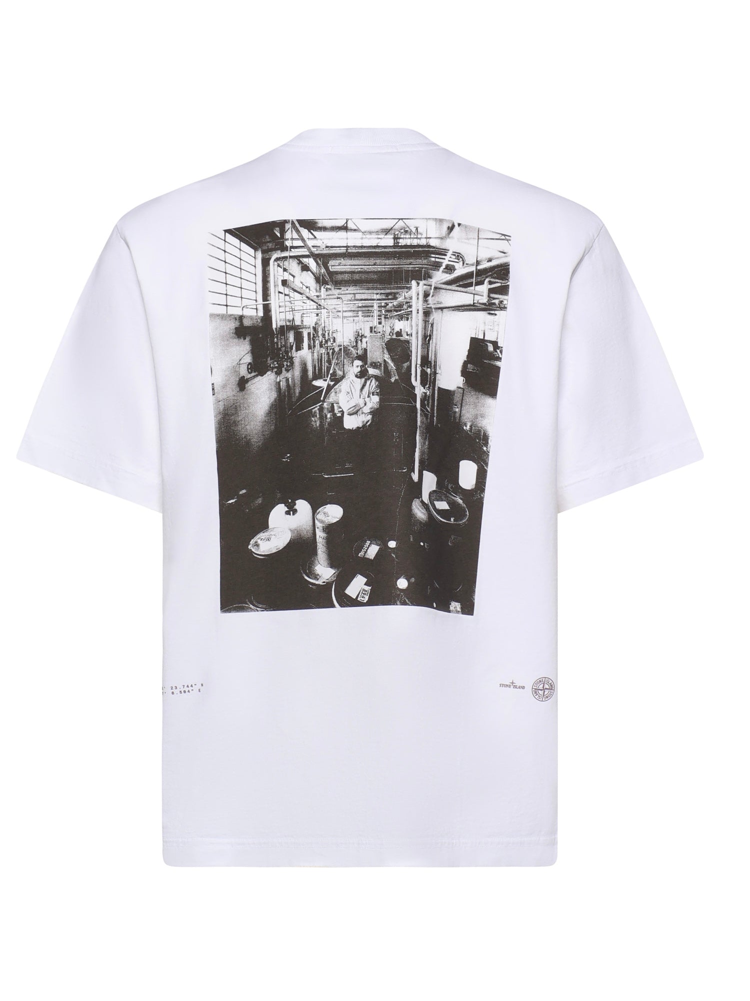T-shirt con stampa 'Carlo' L1S152100001 S0374V0001 STONE ISLAND 