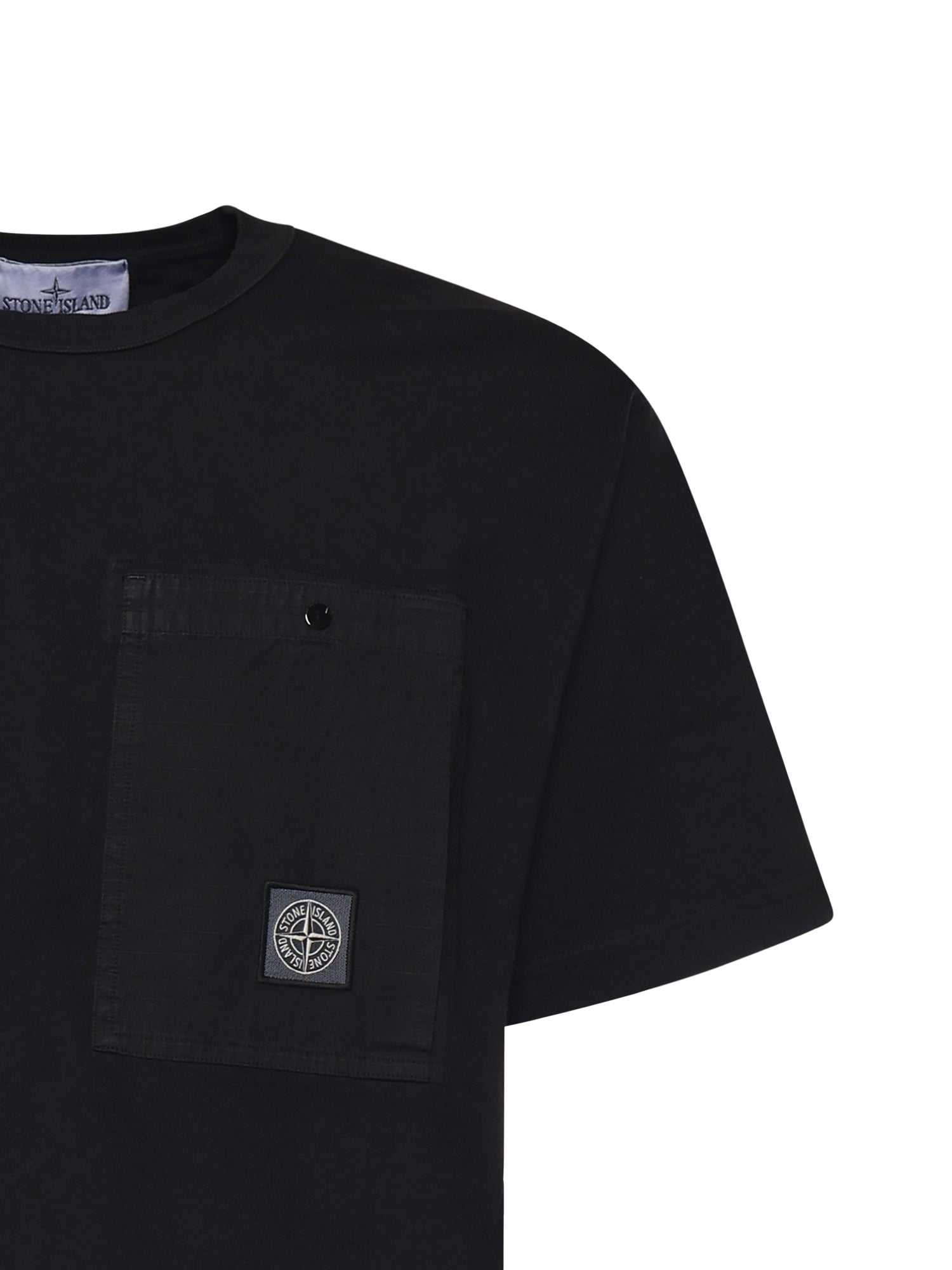 T-shirt con tasca sul petto in jersey di cotone L1S152100004 S0115V0029 STONE ISLAND 