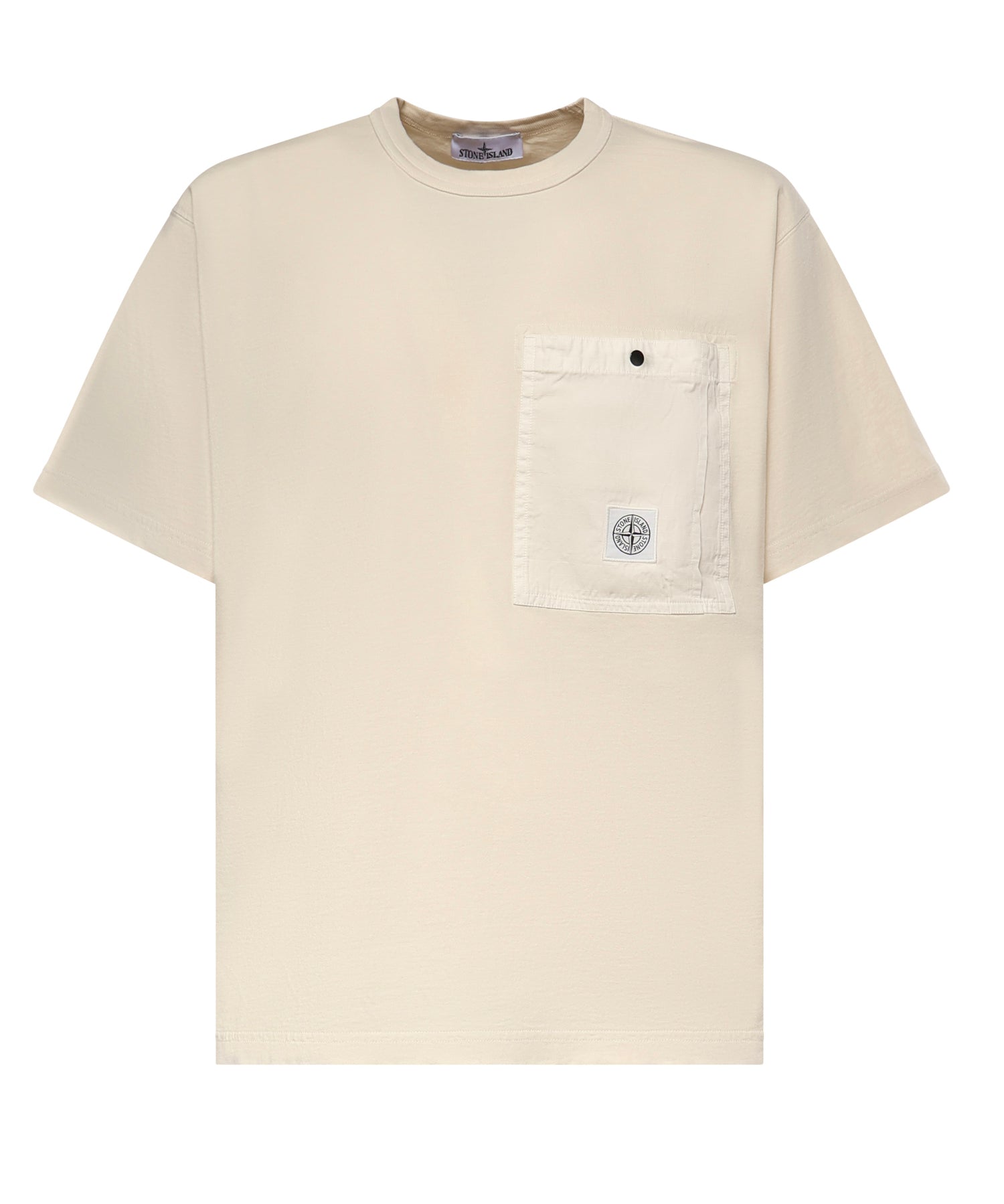 T-shirt con tasca sul petto in jersey di cotone L1S152100004 S0115V0093 STONE ISLAND 
