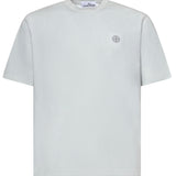 T-shirt in cotone con logo<BR/><BR/> L1S152100013 S0305V0041 STONE ISLAND 