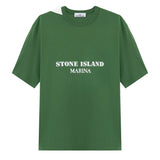 T-shirt con stampa Stone Island Marina in cotone L1S152100017 S0X16V005I STONE ISLAND 