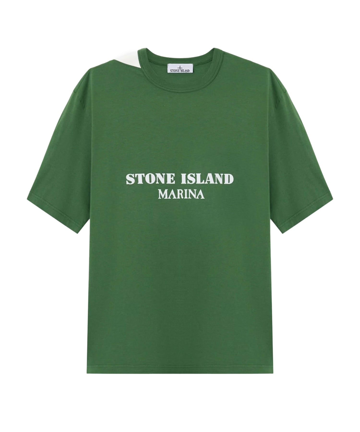 T-shirt con stampa Stone Island Marina in cotone L1S152100017 S0X16V005I STONE ISLAND 