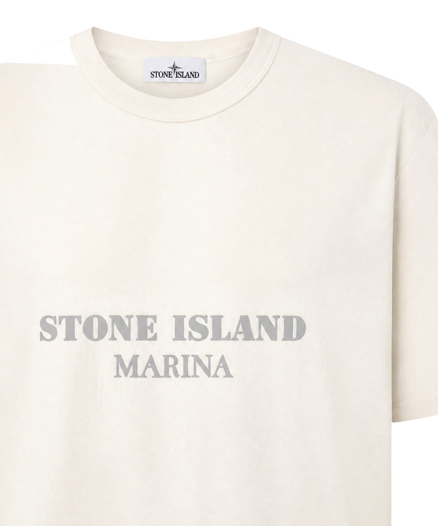T-shirt con stampa Stone Island Marina in cotone L1S152100017 S0X16V0093 STONE ISLAND 