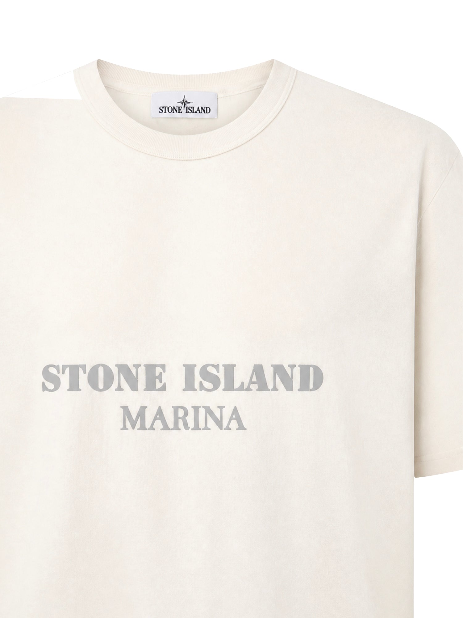 T-shirt con stampa Stone Island Marina in cotone L1S152100017 S0X16V0093 STONE ISLAND 