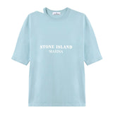 T-shirt con stampa Stone Island Marina in cotone L1S152100018 S0X16V004A STONE ISLAND 