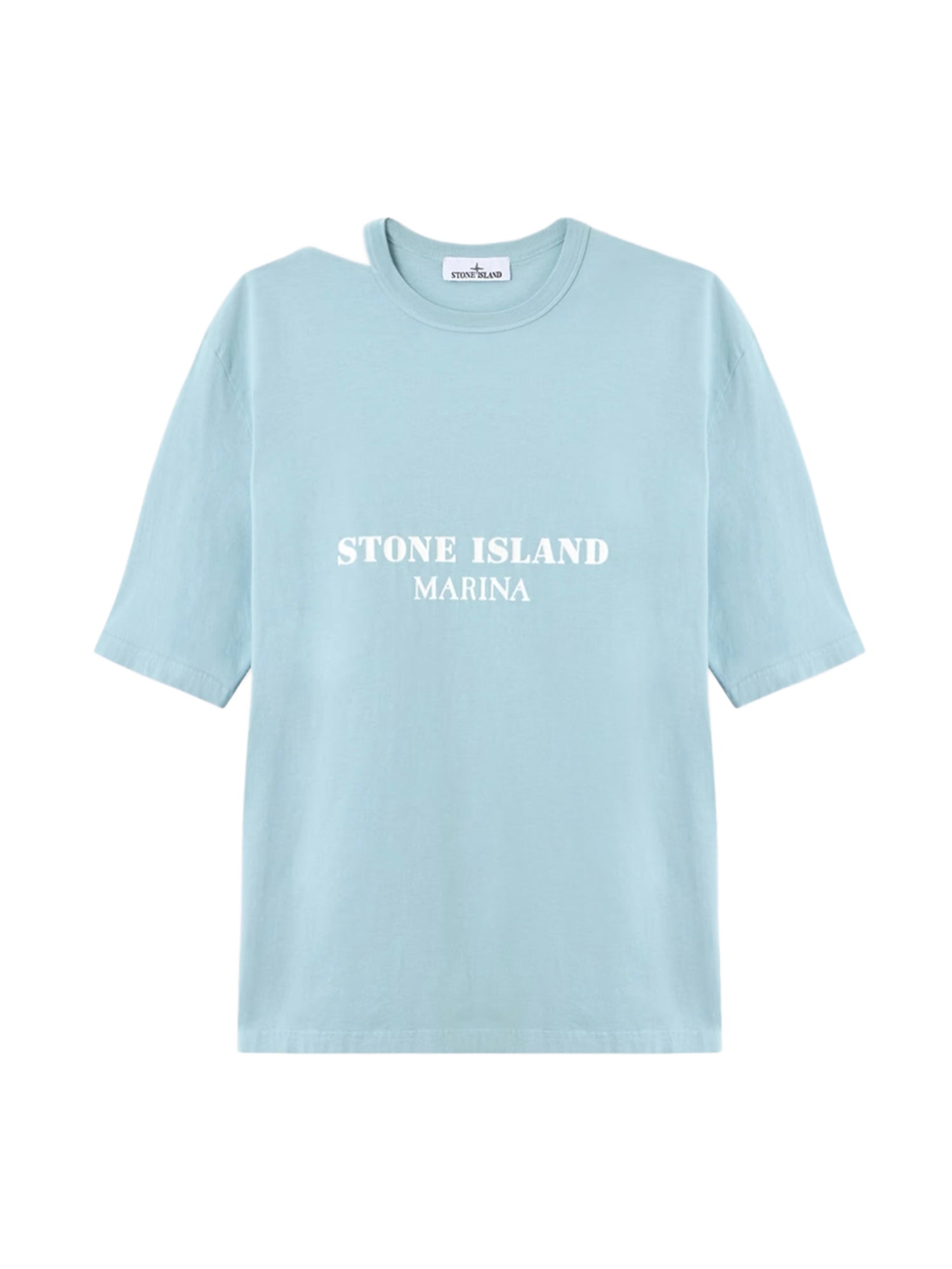 T-shirt con stampa Stone Island Marina in cotone L1S152100018 S0X16V004A STONE ISLAND 
