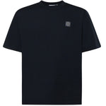T-shirt con patch Compass in jersey di cotone L1S152100027 S0013V0020 STONE ISLAND 