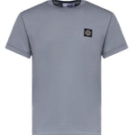 T-shirt con patch Compass in jersey di cotone L1S152100027 S0013V0024 STONE ISLAND 