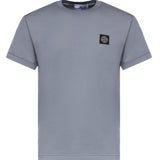 T-shirt con patch Compass in jersey di cotone L1S152100027 S0013V0024 STONE ISLAND 