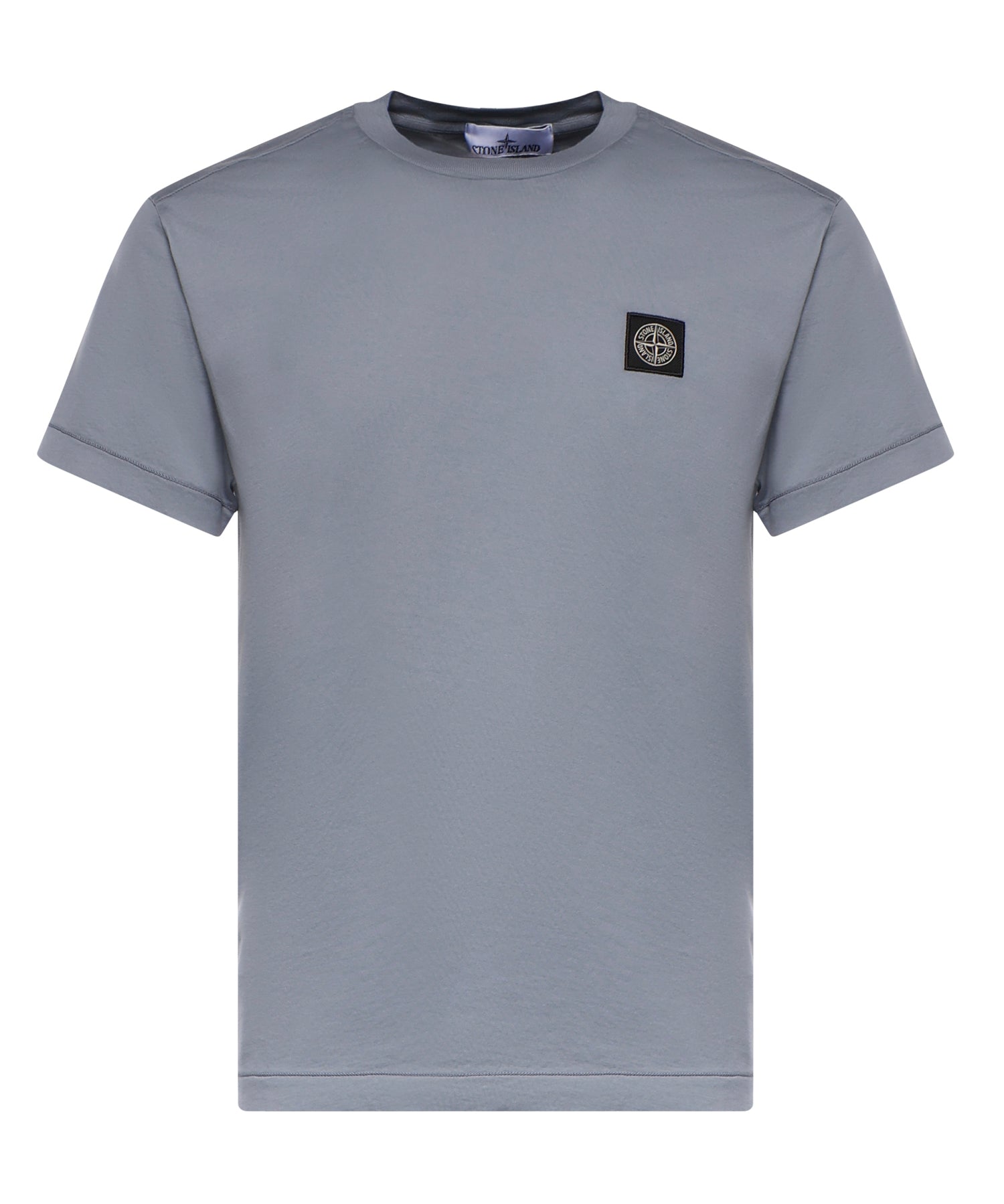 T-shirt con patch Compass in jersey di cotone L1S152100027 S0013V0024 STONE ISLAND 