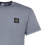 T-shirt con patch Compass in jersey di cotone L1S152100027 S0013V0024 STONE ISLAND 