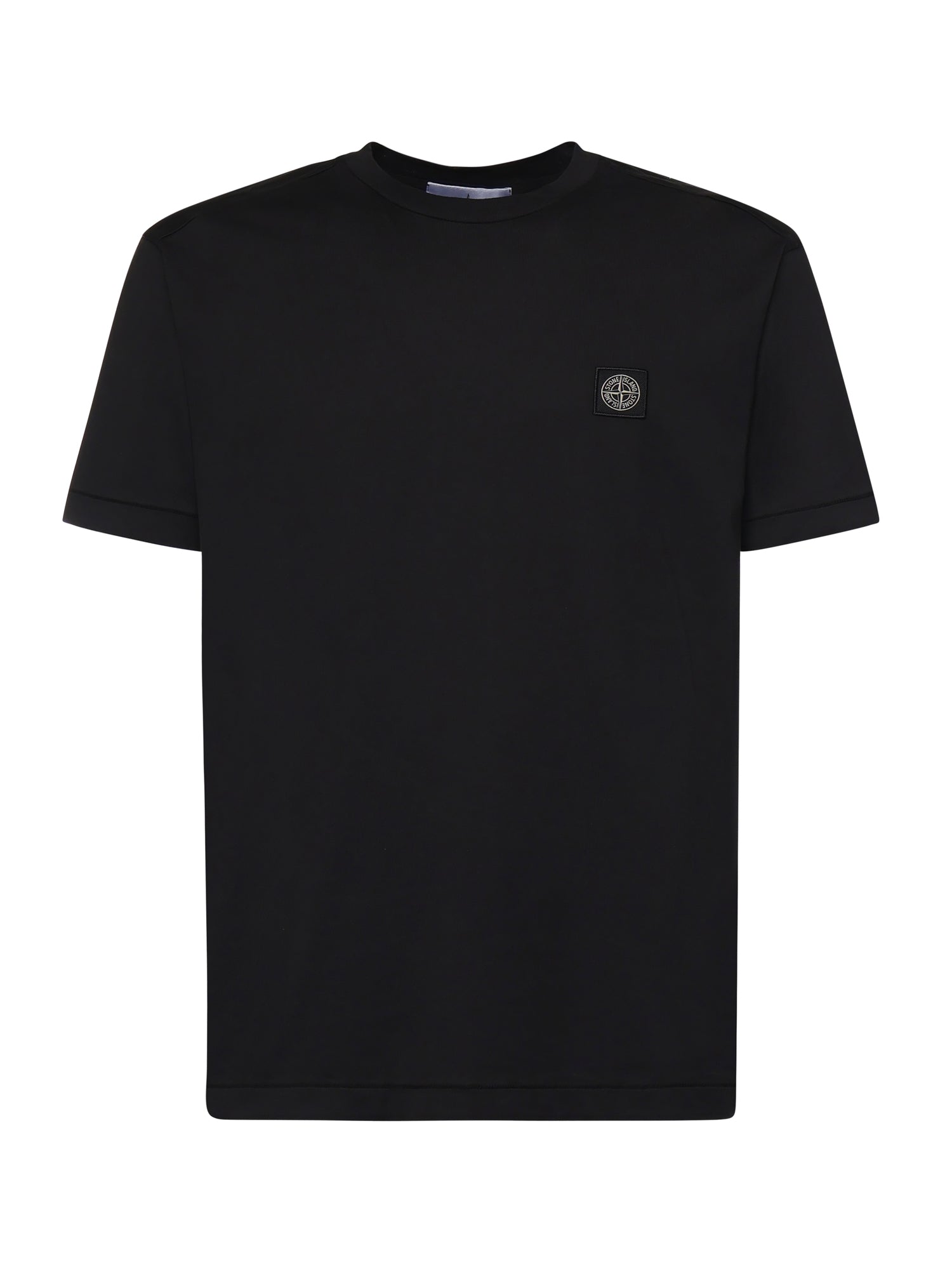T-shirt con patch Compass in jersey di cotone L1S152100027 S0013V0029 STONE ISLAND 