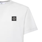 T-shirt con patch Compass in jersey di cotone L1S152100027 S0013V0041 STONE ISLAND 