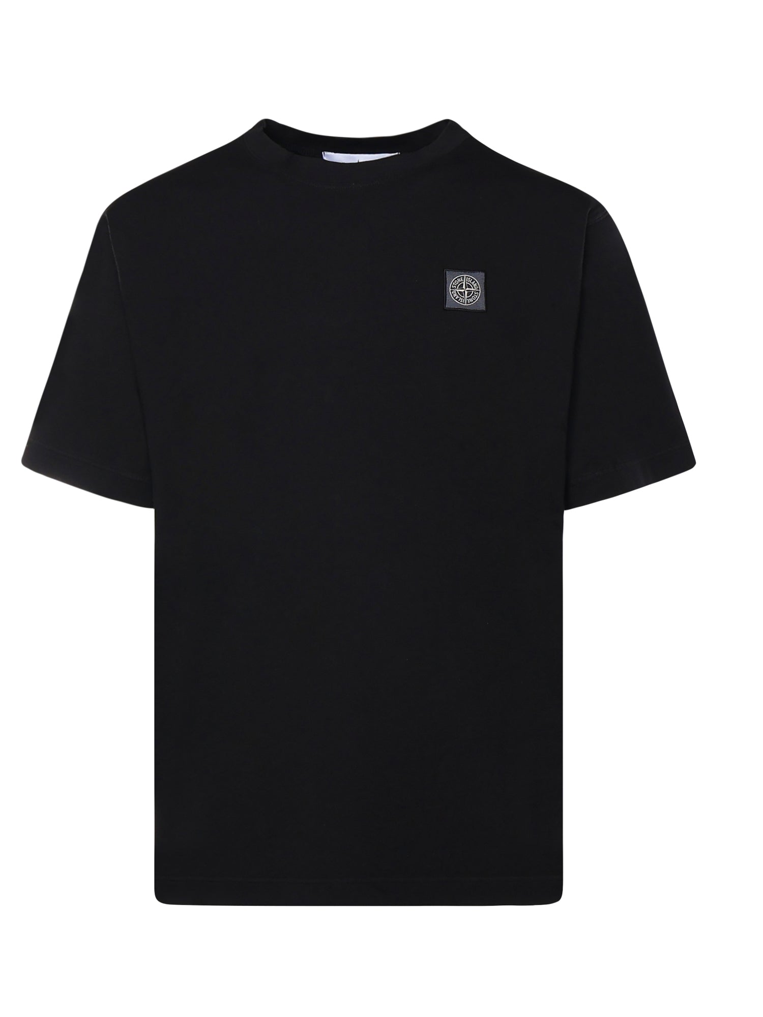 T-shirt con patch Compass in jersey di cotone L1S152100030 S0115V0029 STONE ISLAND 