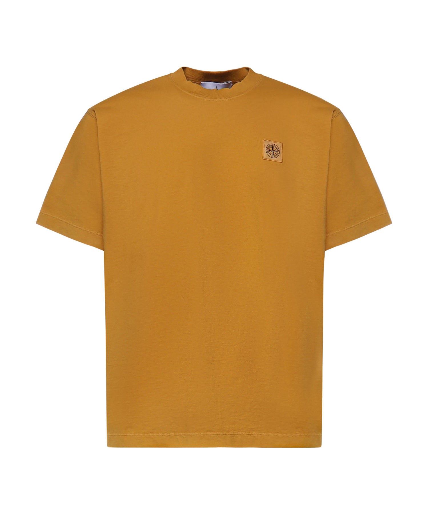 T-shirt con patch Compass in jersey di cotone L1S152100030 S0115V0034 STONE ISLAND 
