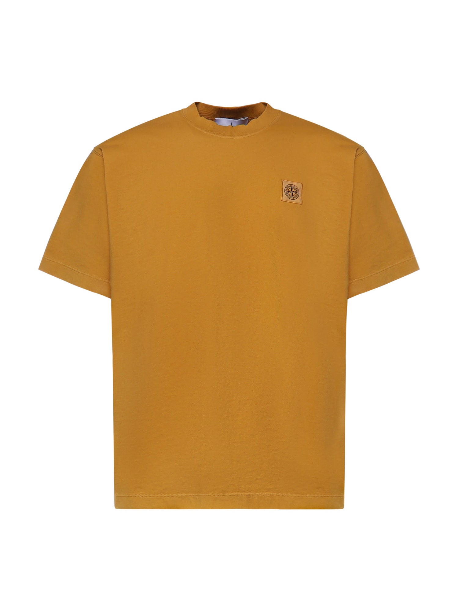 T-shirt con patch Compass in jersey di cotone L1S152100030 S0115V0034 STONE ISLAND 