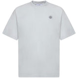 T-shirt con patch Compass in jersey di cotone L1S152100030 S0115V0041 STONE ISLAND 