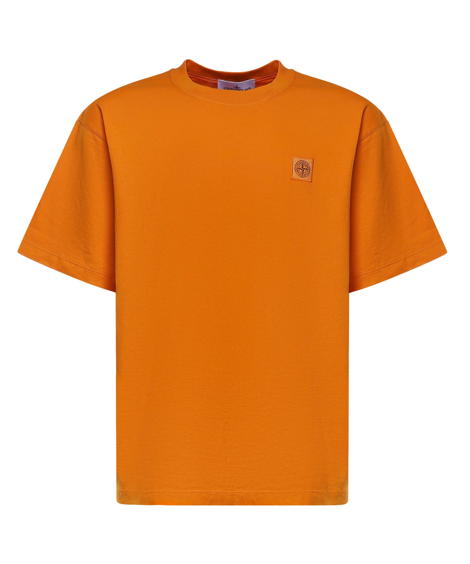 T-shirt con patch Compass in jersey di cotone L1S152100030 S0115V007E STONE ISLAND 