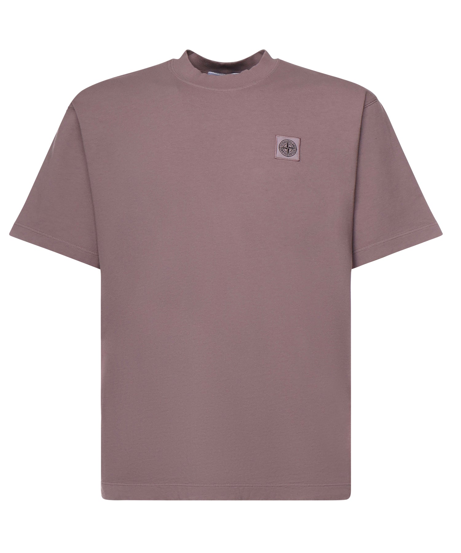 T-shirt con patch Compass in jersey di cotone L1S152100030 S0115V008F STONE ISLAND 