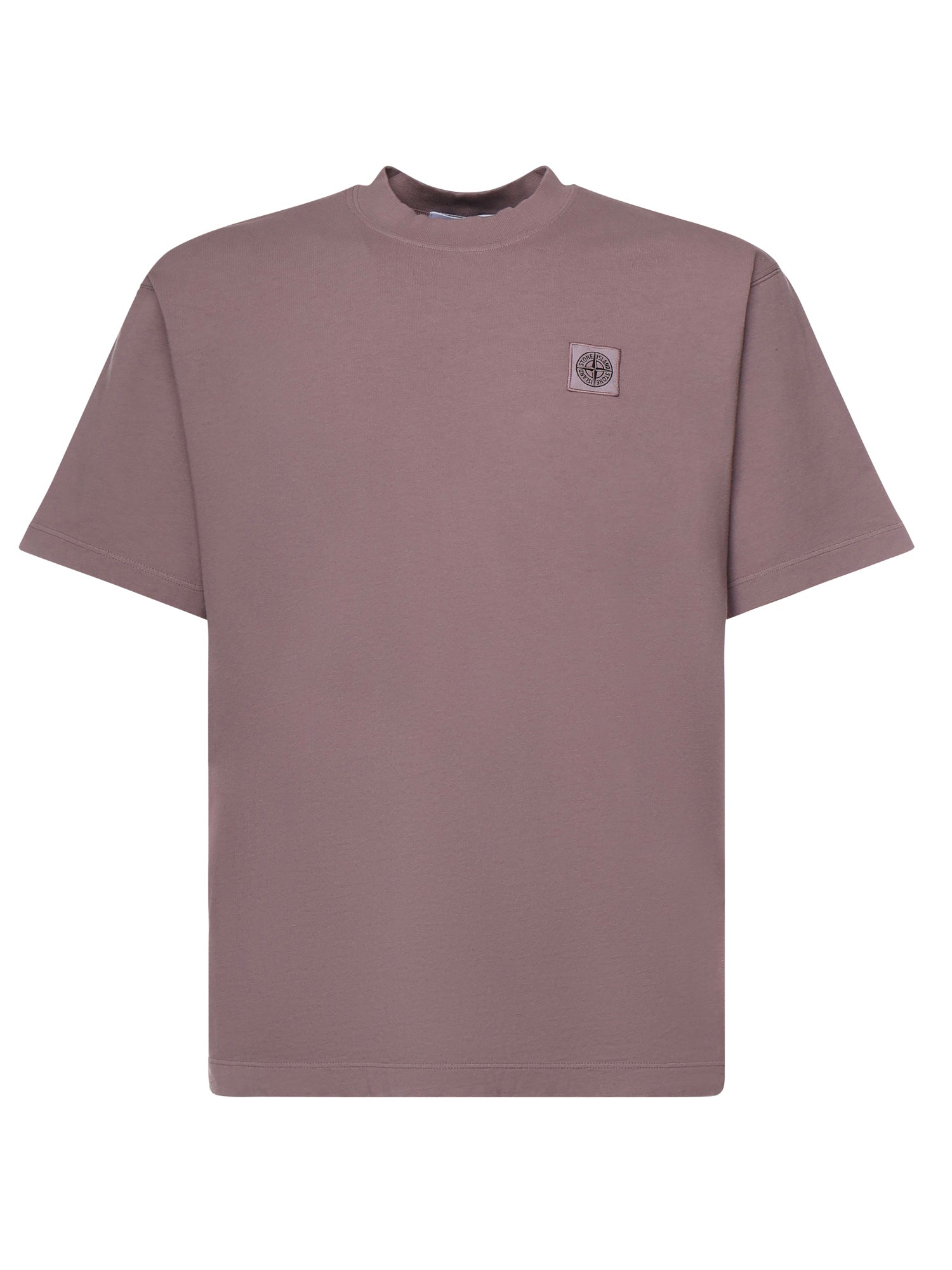 T-shirt con patch Compass in jersey di cotone L1S152100030 S0115V008F STONE ISLAND 