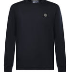 T-shirt con patch Compass in jersey di cotone<BR/> L1S152100031 S0013V0020 STONE ISLAND 