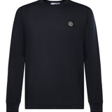 T-shirt con patch Compass in jersey di cotone<BR/> L1S152100031 S0013V0020 STONE ISLAND 